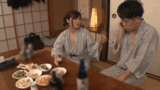 A female boss gets drunk on a business trip ... - Full erection involuntarily spilling boobs from the yukata! Runaway sex GIF image that makes you inside like crazy