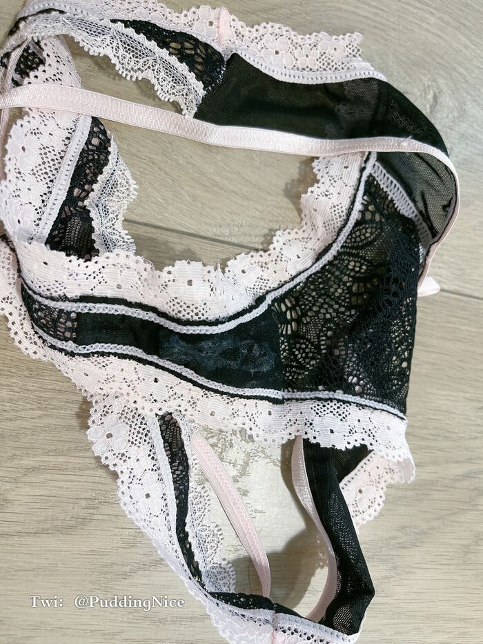 Coser Beauty Woman 布丁大法黑森林慕斯主题性感女仆装配黑丝袜露蕾丝内裤诱惑Photo 75P 30th image