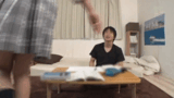 - Full erection to the feel of boobs that are unconsciously pressed! Boobs press GIF image that makes a vaginal shot to a childhood friend