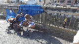 [Erotic GIF] A doyankee mom with a child who met on a matching app fell into a female ... Tearful eyes and crazy Enko sex www