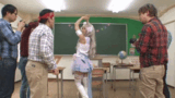 [Erotic GIF] If you get caught, the bag will be confirmed ... A cosplayer who has sex even though a nerdy fan is nearby ww