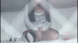 The tragedy of a girl who masturbated while forgetting to tighten the curtain ... Masturbation peeking from the balcony is a realistic hidden camera GIF image