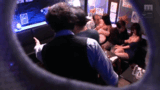 [Erotic GIF] Takasho enters the pub for a hands-on experience! Erotic GIF image of lust for a customer's erection and have sex in the store