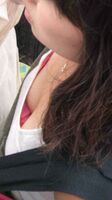 - [Chest chiller erotic image] The round bulge of the boobs is a little nasty! !! Naughty chest chiller image encountered in the city