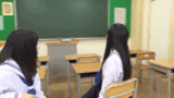 [Erotic GIF] A situation dreamed of by a man who aims to be a high school teacher! A classmate who is confessed to a student and watches over having sex in the classroom www