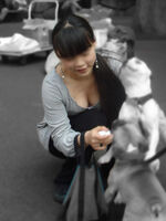 - [Chest chiller erotic image] This boobs are nasty! !! An unconscious cleavage I saw in the city ... Amateur defenseless chest chiller image