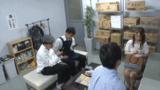 Shoplifting is a crime ... - But this is humiliating! !! Housewives who are physically sanctioned in the backyard where the part-time workers are taking a break www