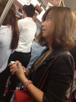 - [Chest chiller erotic image] Wonderful boobs I saw on the train! Barely Chest Chilla ga Cho Etch ぃwww