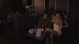 [Erotic GIF] A must-see for pub beginners! Here is a customer who has exposed an erection during hustle time wwww