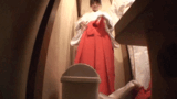 【Miko Erotic GIF】Speaking of New Year's, Miko-san! !! Erotic GIF image of a priestess who is bound to be punished wwww