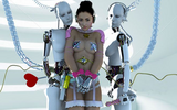 People of the future where sex robots have become popular "Doing it with your hands while looking at the screen is cute, the dick of the old people"