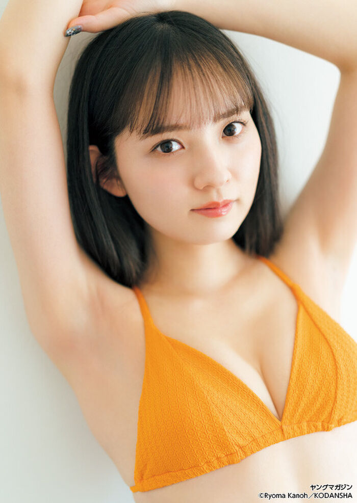 [Image] Former super popular idol lifts the ban on swimsuit gravure for the first time wwww Maina Mizuno, boldly shows off her plump bust in a bikini at Yanmaga! 3th image