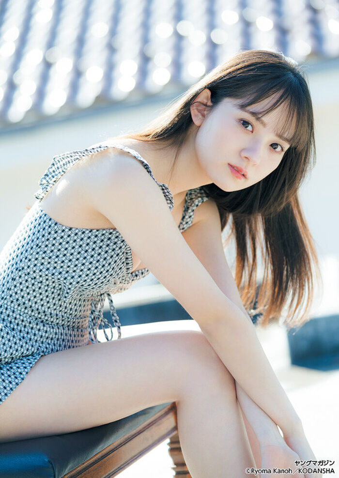 [Image] Former super popular idol lifts the ban on swimsuit gravure for the first time wwww Maina Mizuno, boldly shows off her plump bust in a bikini at Yanmaga! 4th image