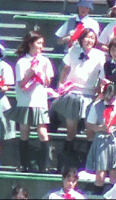[* Erection caution] GIF image of the moment of panchira is too erotic and troublesome wwwww