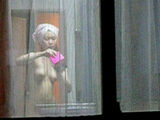 The telephoto lens is amazing! At home, the foolery of an amateur woman who was caught off guard is too erotic wwww