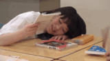 Skirt fluttering in front of a fan ... Sweaty sex GIF image that lusts after a high school girl who can see her pants