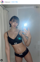 18-year-old 174cm Osaka idol, the image of her in underwear goes viral wwwwwwww Ayu Shimotani's Calvin Klein selfie is a big hit!