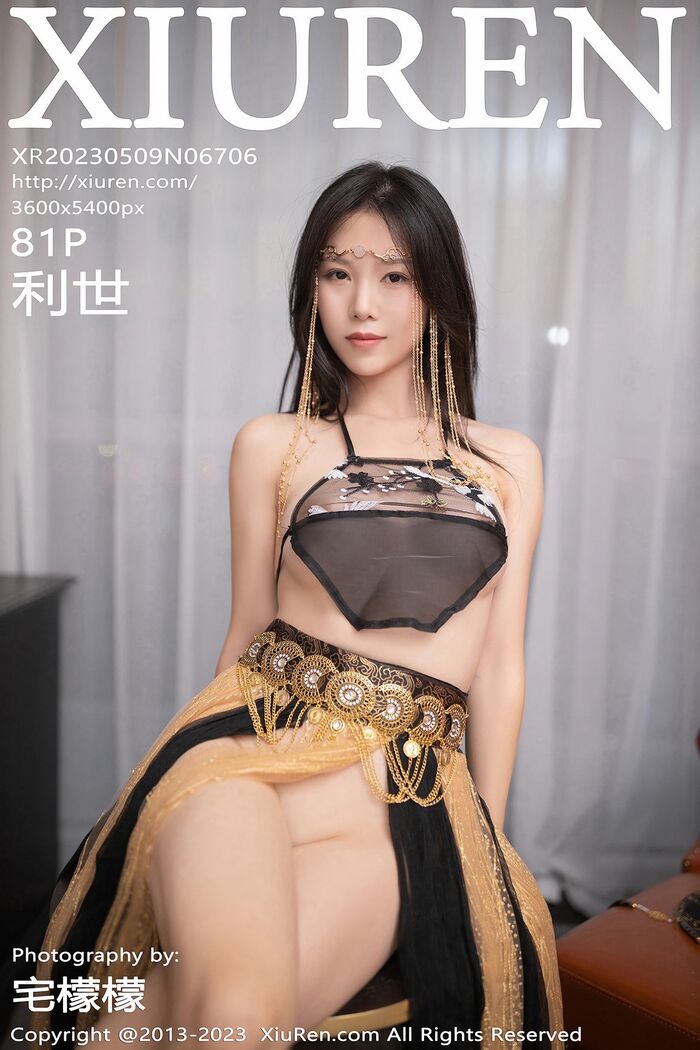 XiuRen第6706期_模特利世私房性感黑色轻透西域风情服秀惹火身木极致诱惑写真81P 79th image