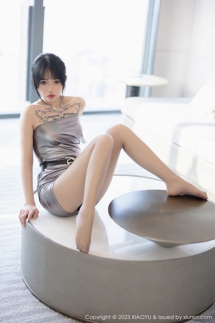 [XiaoYu画语界]Vol.1037_模特奶瓶私房浴室性感灰色露肩连衣裙秀曼妙身姿迷人诱惑写真87P 20th image