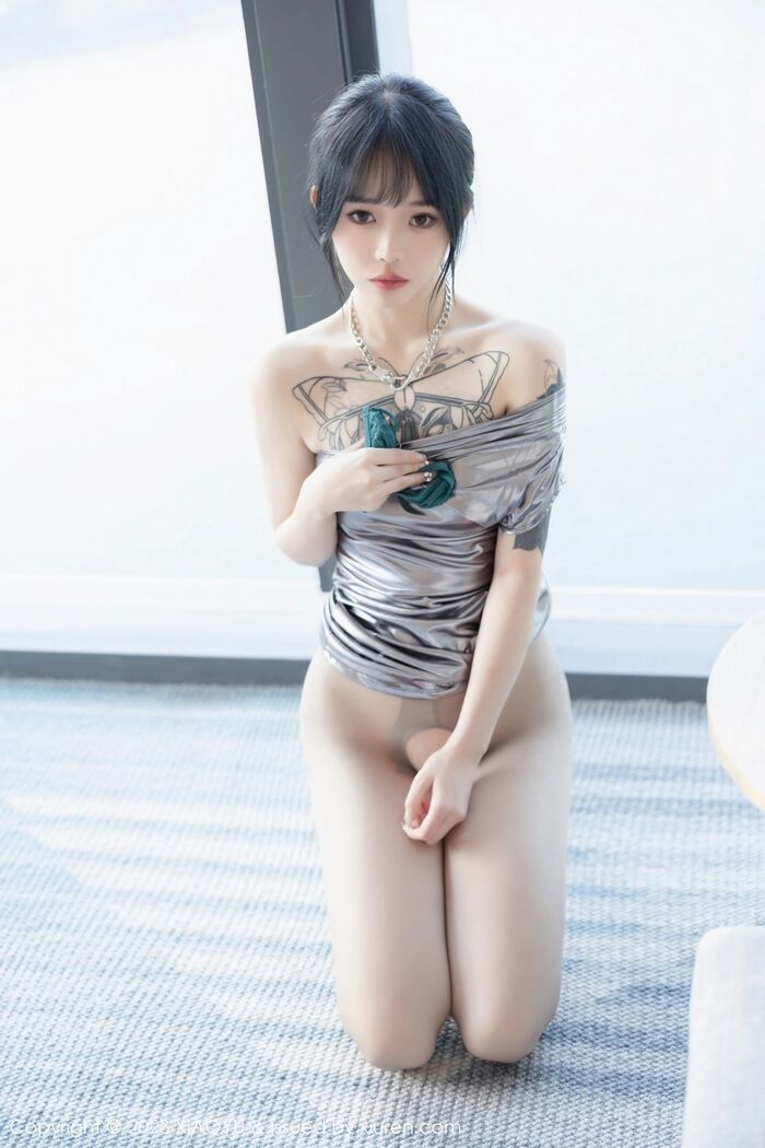 [XiaoYu画语界]Vol.1037_模特奶瓶私房浴室性感灰色露肩连衣裙秀曼妙身姿迷人诱惑写真87P 39th image