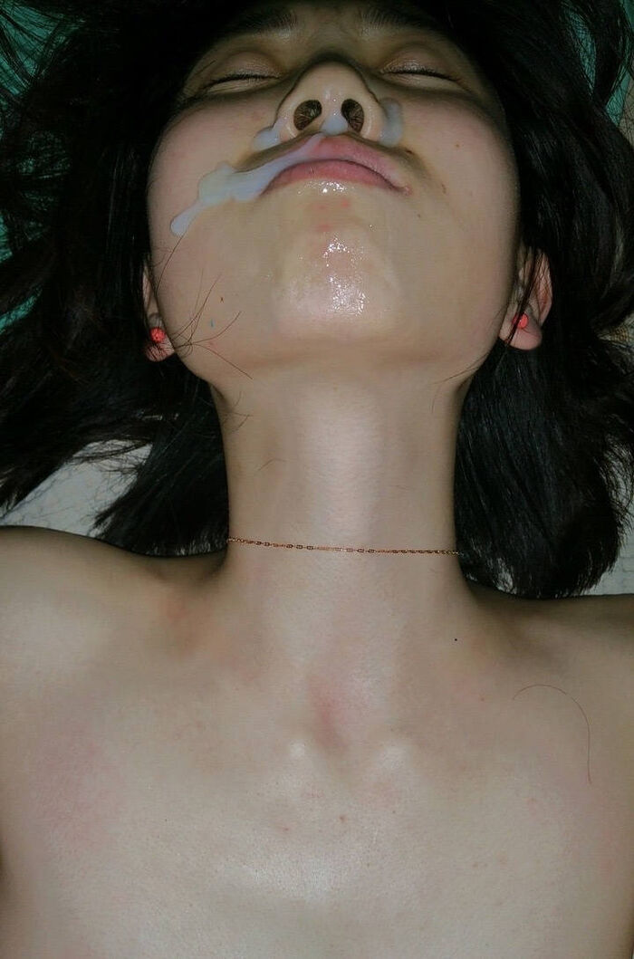 Erotic images done with semen bukkake 73th image