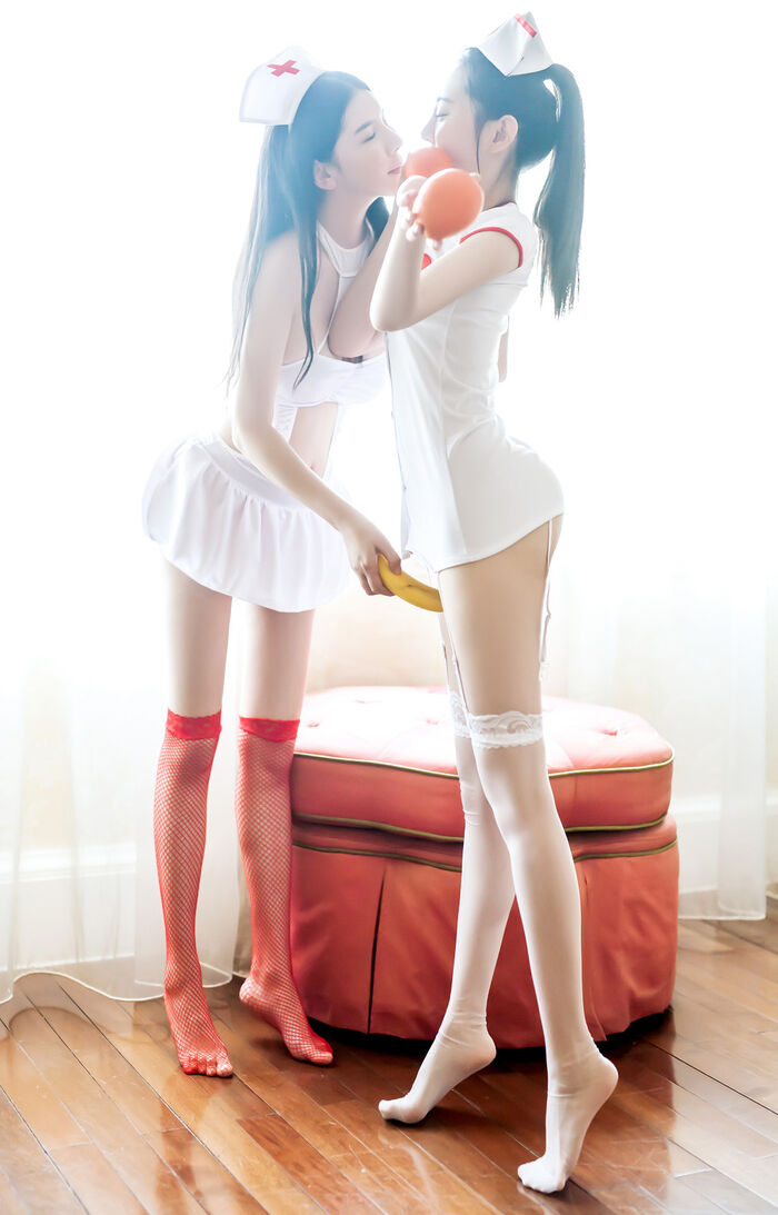 推女郎第特辑_推女郎李丽莎and顾欣怡私人订制无S光水果姐妹花Photo 56P 39th image