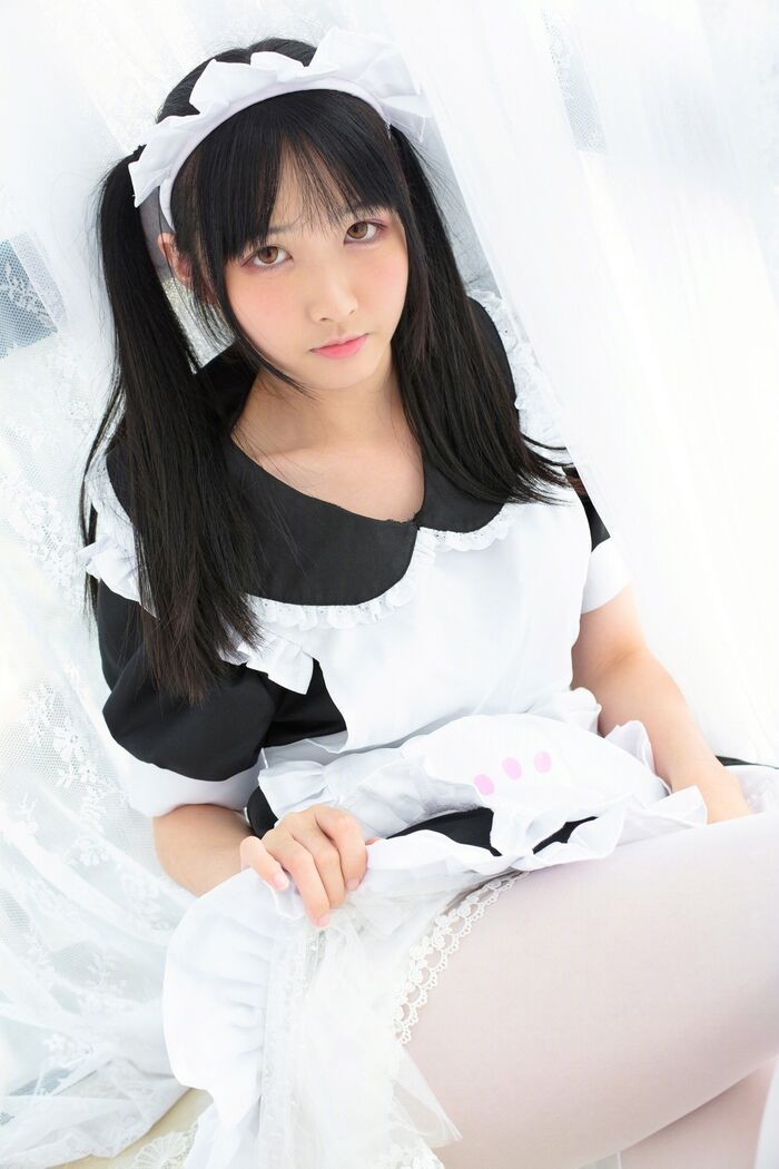 网络美女我才不是neko 白丝女仆主题性感黑白女仆装配白丝袜秀美腿诱惑Photo 71P 49th image