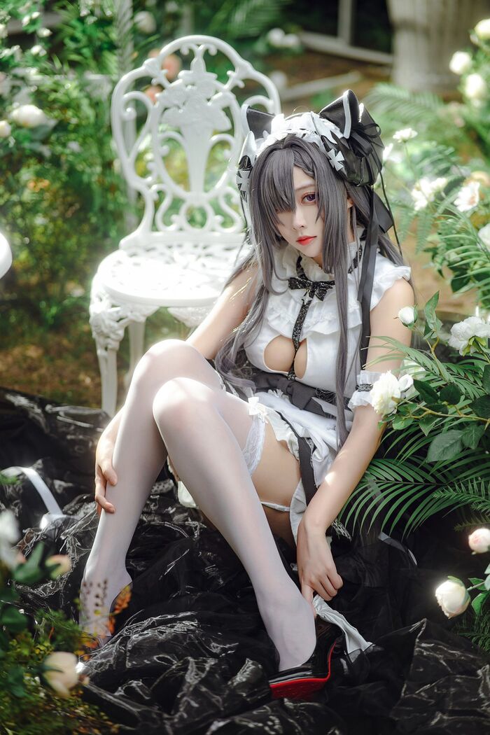 Coser@ Sakura Miyamoto - August maid outfit 14th image