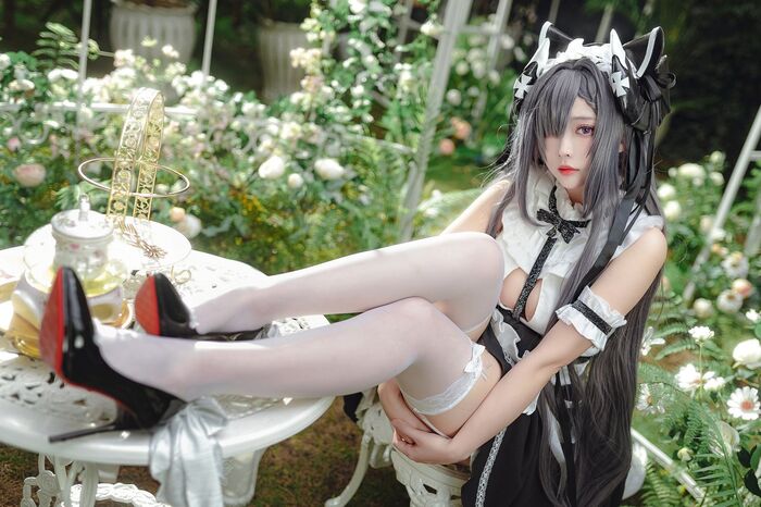 Coser@ Sakura Miyamoto - August maid outfit 7th image