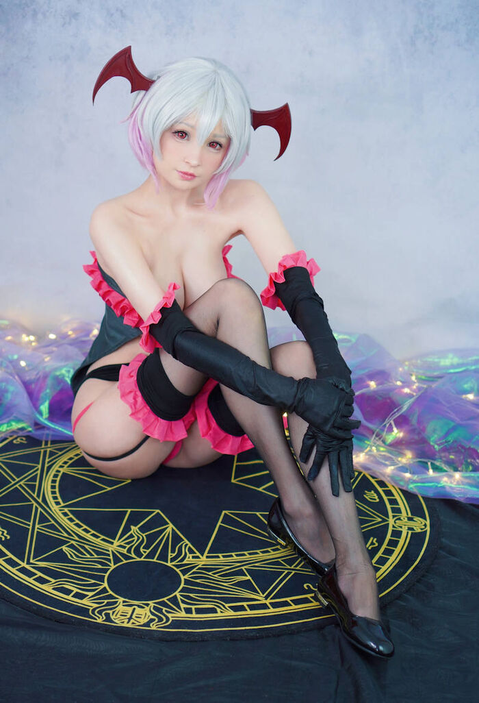 Succubus erotic image Yumema cosplay 100 barrage 48th image