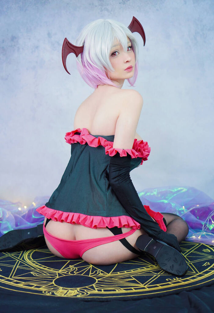 Succubus erotic image Yumema cosplay 100 barrage 49th image