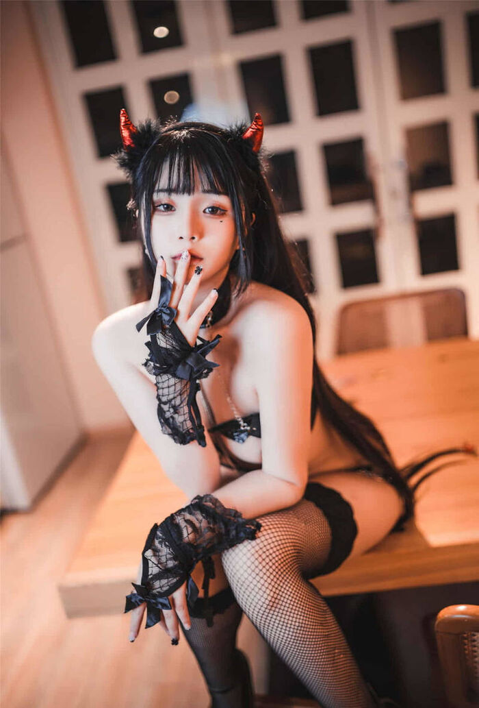 Succubus erotic image Yumema cosplay 100 barrage 74th image