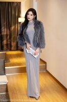 [XiaoYu画语界] Vol.1051_ Goddess 杨晨晨Yome Erotic Gray Vacuum 连衣长裙秀完美丰腴身Material诱惑Photo 87P