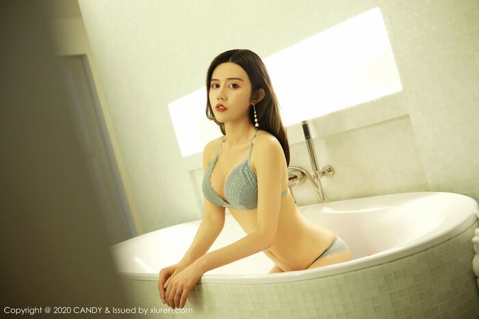 [Candy网红馆]Vol.076_女神Cris_卓娅祺私房浴缸里性感内衣秀完美身材极致魅惑写真44P 5th image