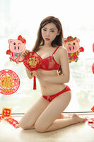 [Candy网红馆] Vol.070_ Blessing of New Year's Erotic Sensation Inner Clothing Hideperfect Beauty Body Material Photography 42P