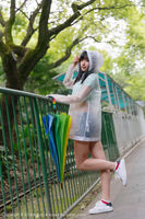 [Tukmo兔几盟] Vol.106_嫩模球球雨天公园transparent rain clothing秀sensual sensual cow仔热裤迷人 photo 38P