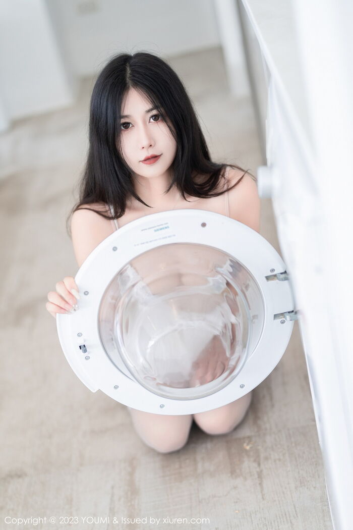[YouMi尤蜜荟] Vol.959_ 模特laura阿姣erotic sensation白轻透网纱套装dew white �bud丝内衣完美诱惑Photo 85P 13th image