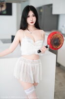 [YouMi尤蜜荟] Vol.959_ 模特laura阿姣erotic sensation白轻透网纱套装dew white �bud丝内衣完美诱惑Photo 85P
