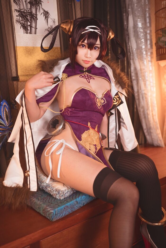 Coser 美女叫我千寻adult宁海主题私房性感旗袍装+户外比基尼秀完美身Material诱惑Photo 31P 10th image