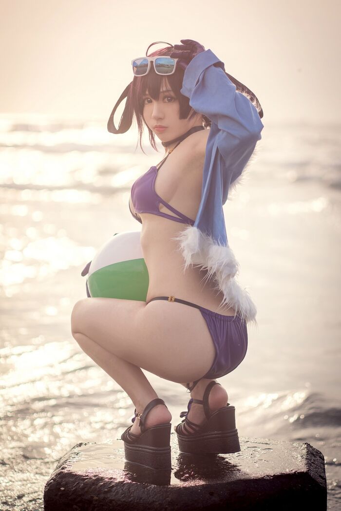 Coser 美女叫我千寻adult宁海主题私房性感旗袍装+户外比基尼秀完美身Material诱惑Photo 31P 15th image