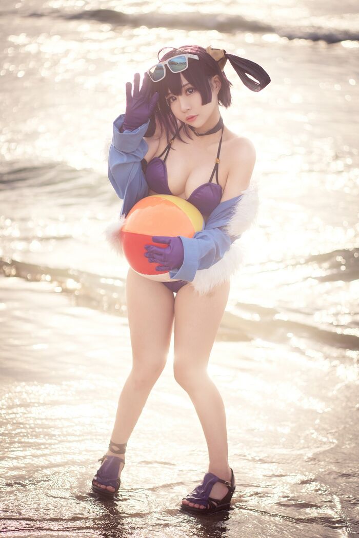 Coser 美女叫我千寻adult宁海主题私房性感旗袍装+户外比基尼秀完美身Material诱惑Photo 31P 20th image