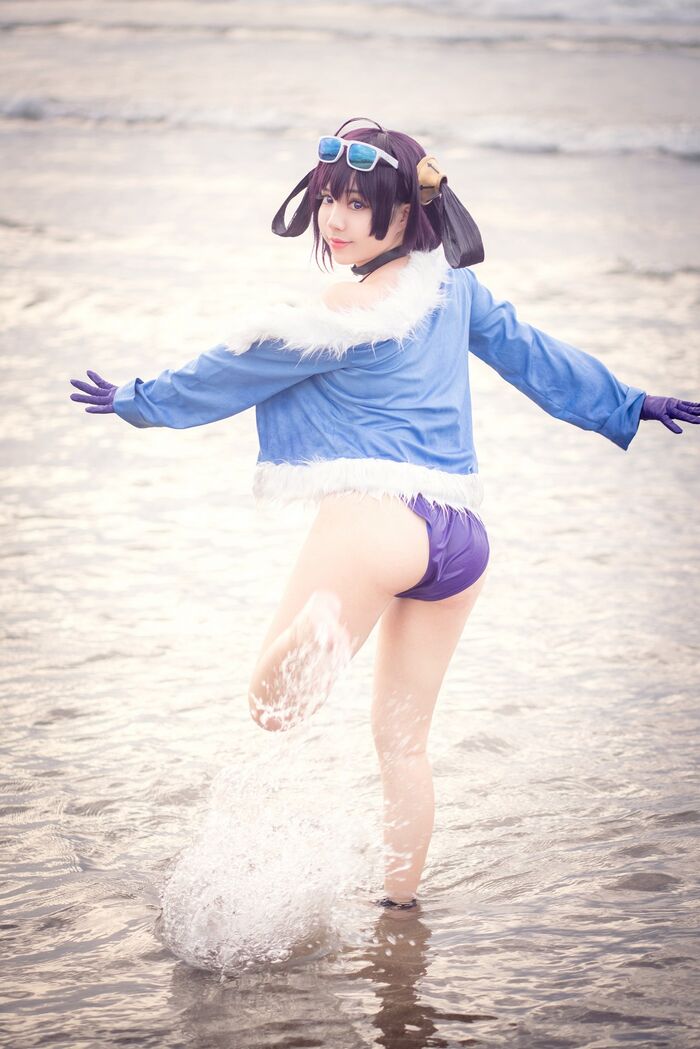Coser 美女叫我千寻adult宁海主题私房性感旗袍装+户外比基尼秀完美身Material诱惑Photo 31P 26th image