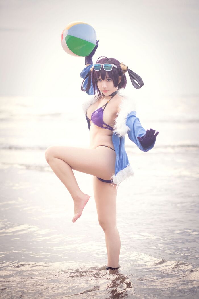 Coser 美女叫我千寻adult宁海主题私房性感旗袍装+户外比基尼秀完美身Material诱惑Photo 31P 27th image