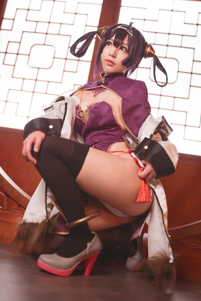Coser 美女叫我千寻adult宁海主题私房性感旗袍装+户外比基尼秀完美身Material诱惑Photo 31P 8th image
