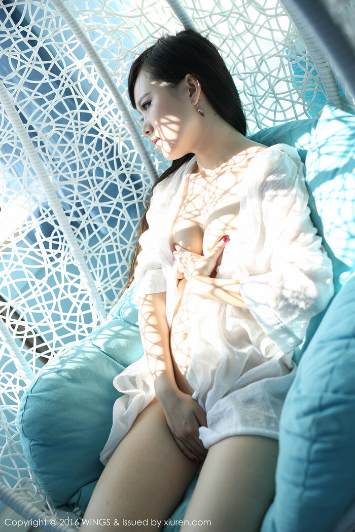 [WingS 影私荟] Vol.022_嫩模喵喵cyann阳光下的private cell beautiful girl vacuum 秀美breast 极致诱惑Photo 52P 33th image