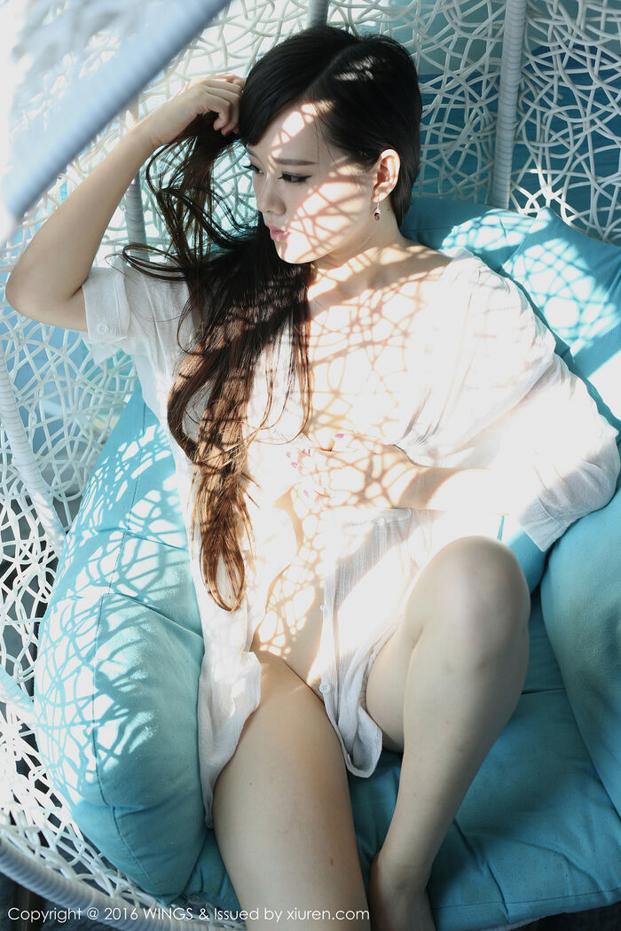 [WingS 影私荟] Vol.022_嫩模喵喵cyann阳光下的private cell beautiful girl vacuum 秀美breast 极致诱惑Photo 52P 36th image