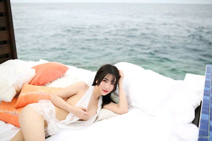 [HuaYan flower plumber] Vol.074_ Goddess 绯月樱-Cherry 马尔代夫旅拍蕾丝情趣内衣惹火诱惑Photo 60P 31th image