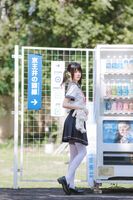 网络美女桜桃喵草莓莓主题运动场 Sexual Sensation Student Uniform半撩露白内裤秀美衿诱惑Photo 33P