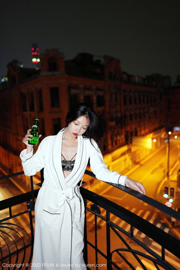[FeiLin嗲囡囡] VOL.464_ Goddess Fukiki LRIS Private Cell Dewhitening Water Sleeve Dew Color Inner Clothing Delivery 黑丝吊袜诱惑Photo 89P 11th image