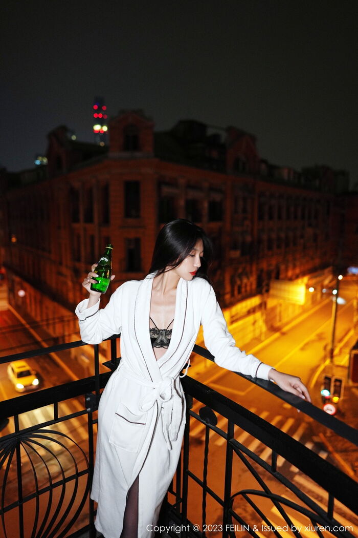 [FeiLin嗲囡囡] VOL.464_ Goddess Fukiki LRIS Private Cell Dewhitening Water Sleeve Dew Color Inner Clothing Delivery 黑丝吊袜诱惑Photo 89P 12th image